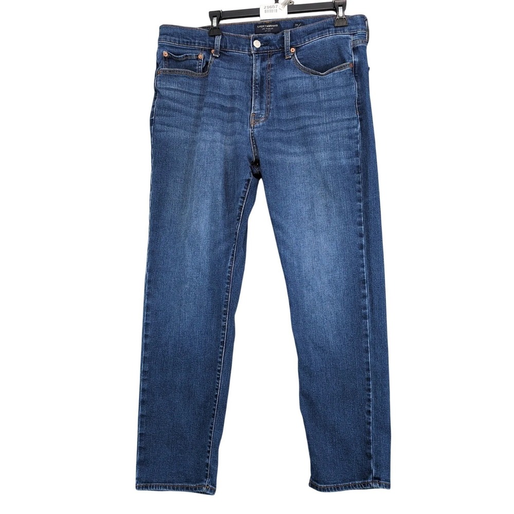Lucky Brand Athletic Slim Blue Jeans Mens 36x28" Stretch Denim Casual Streetwear